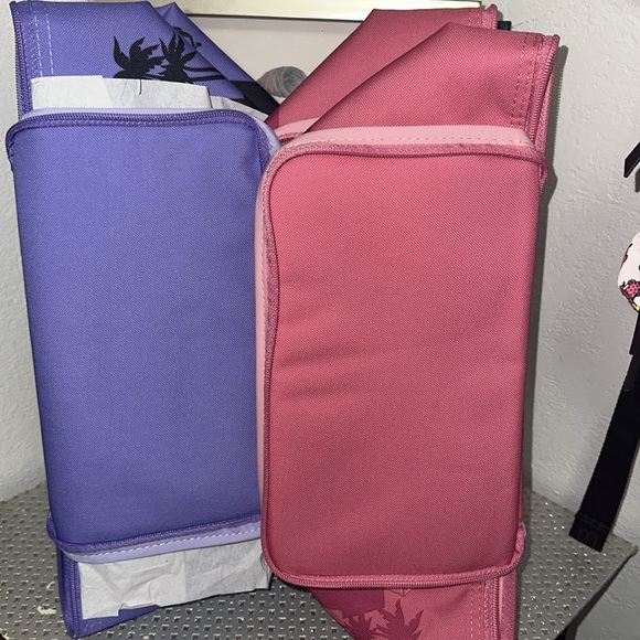 Trader Joe’s Mini Insulated Tote Bundle:  Pink and Purple - NWT - Picture 2 of 5
